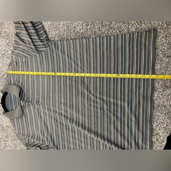 Tommy Armour Golf Polo Shirt Short sleeve Brown Dri Logic Athletic Outdoor XL - Picture 5 of 11